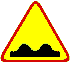 znaki drogowe ostrzegawcze