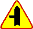 znaki drogowe ostrzegawcze